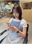 【Lei川津】外ハネボブ×ダークグレージュ×ULTOWA