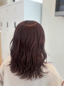 チェリーピンクブラウンカラー