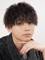 オーシャントーキョー 原宿(OCEAN TOKYO)&nbsp;メンズ波巻きツイストスパイラルパーマラウンドマッシュ