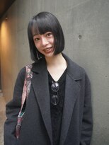 カシ 中目黒(CASI)&nbsp;オフブラック/黒髪/地毛風/透明感/ボブ/ミニボブ