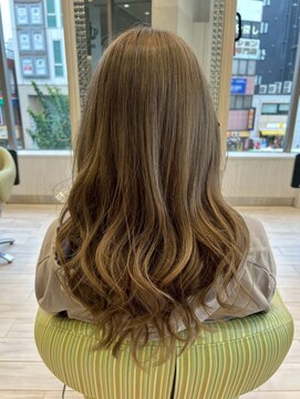 ビス ヘア アンド ビューティー 西新井店(Vis Hair＆Beauty) 透け感♪赤みオフ◎透明感カラー×髪質改善グレージュ