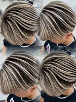 エゴル オム 名古屋栄(ENGOL homme)&nbsp;メンズグレージュバレイヤージュ/ブリーチ