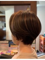 サロン ド メイド(Salon de MADE) ☆サロンドメイド茅ヶ崎☆ ナチュラルハイライトショート☆