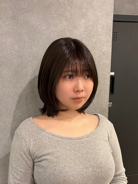 ザザ ZA/ZA 神楽坂 透明感ブラウン×大人ボブレイヤー