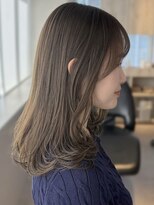 マッシュ チャヤマチ(MASHU chayamachi)&nbsp;柔らか透明感/ブリーチなし/オリーブブラウン/大阪梅田