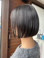 リドル ヘアー 駒生店(Riddle HAIR)&nbsp;やわらかミニボブ×艶ダークカラー