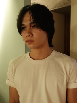 ノラジャーニー(NORA Journey) メンズボブウルフメンズミディアムレイヤーカットメンズウルフ