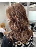 外国人風バレイヤージュ/ハイライト/白髪ぼかし