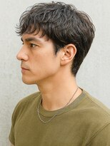 理容ハンサム 戸田公園店 ニュアンスデザイン短髪フェザーパーマショートp1戸田公園