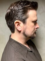 ディスイズバーバーサード(THIS IS BARBER 3rd)&nbsp;アップバング サイドパート メンズカット バーバーヘア