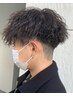 メンズカット+ツイストスパイラルパーマ+3step Tr ￥14500[町田/men's/眉毛]