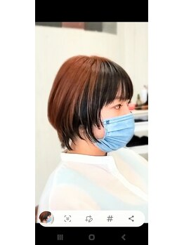 リッコ(ricco)の写真/デザインカラーで個性を彩るブリーチ技術♪インナーカラーやハイライトが楽しめるトレンド空間◎