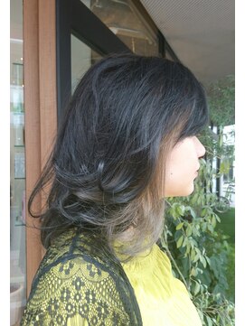 美容室 スタジアム(Stadium) ブルーアッシュインナーカラー