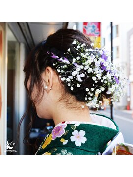 カルフール ロコ 草加西口店(Carrefour LOCO) 着物映えしたヘアーのそのあとは・・・?