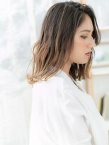 モッズヘア 越谷西口店(mod's hair) 外国人風グラデーションカラーくびれミディa越谷20代30代40代