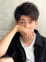 エルマーク(L-MARK)&nbsp;【L-MARK】　アップバング＿スパイラルパーマ