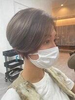 ベリテツー 京成大久保(verite2)&nbsp;前下がりショートボブ丸みショート/30代40代50代/アースカラー