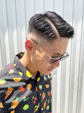 トレイル(Trail) 7：3パートスタイル　スキンフェード