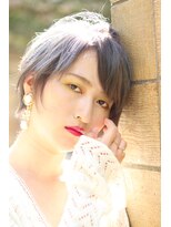 アース 菊名店(HAIR&MAKE EARTH) シルバーカラーのショートカット