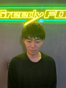 グリーディーフォックス 三軒茶屋(GreedyFOX) 波巻き/マッシュパーマ/ウルフ/ハイライト<理容室>三軒茶屋