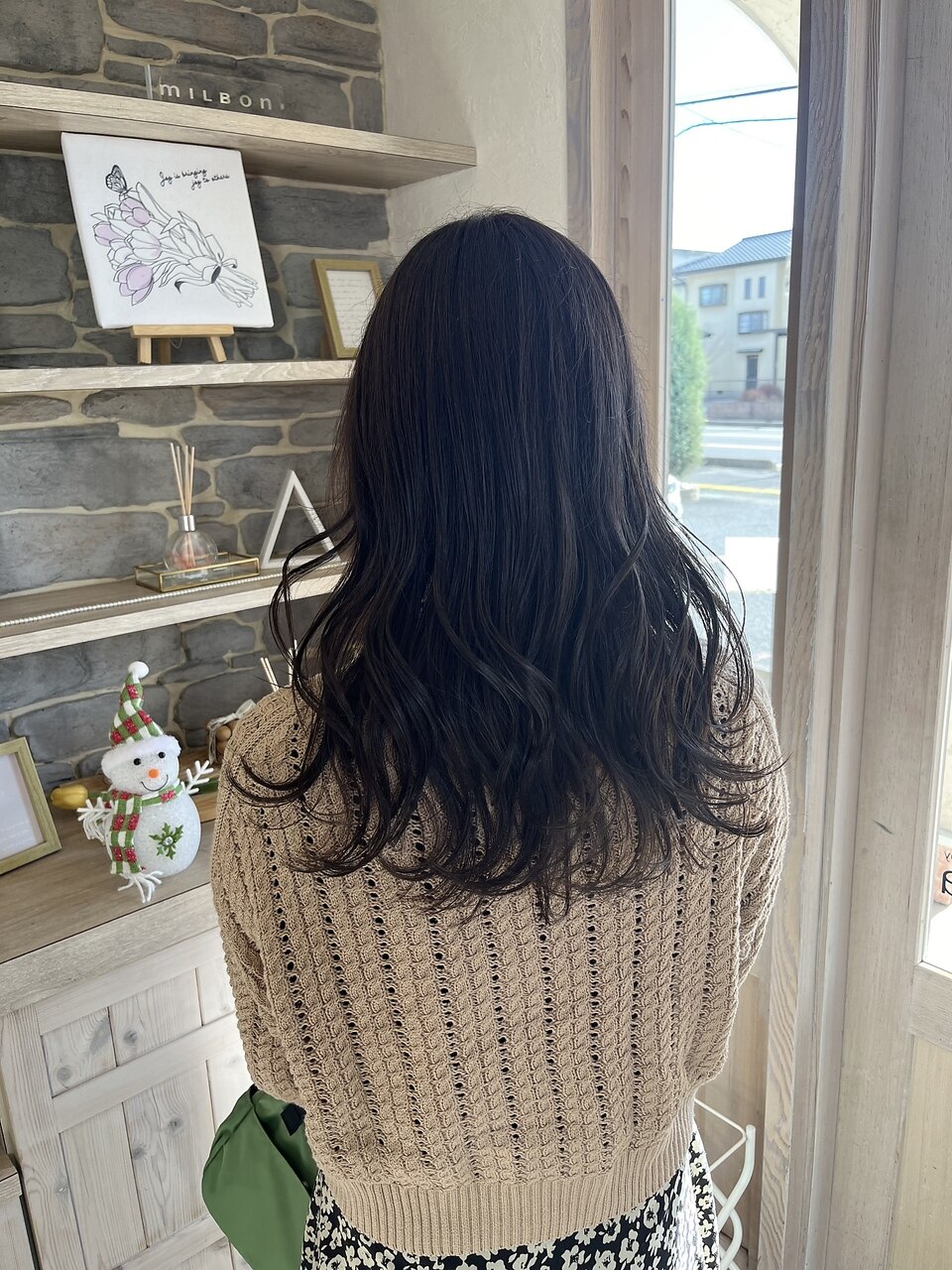 【艶髪×トレンドカラー☆】カット＋ケアカラー＋トリートメント￥11700