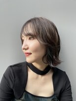 アコーズ ヘア トクシゲ(accord s hair Tokushige)&nbsp;グレージュ/ローライト/ボブヘア