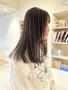 クロップ(CROP) 【CROP】ハイライト×暗髪カラー