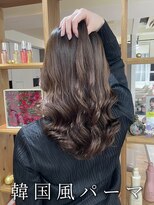 アミー 銀座(Ammy) 【まるでコテで巻いたみたい】コテ使わない巻き髪?韓国風パーマ