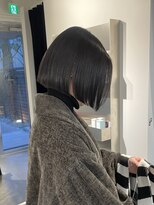 ビューズ(VIEWS)&nbsp;ダークグレージュ/きりっぱなしボブ/レイヤーカット/表参道