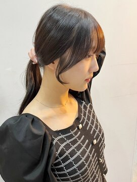 ロンド ボーイ 表参道(Lond BOY) 似合わせカット×髪質改善ブリーチなし韓国顔周り[表参道]