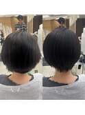 縮毛矯正×ショートスタイル［成瀬/縮毛矯正］