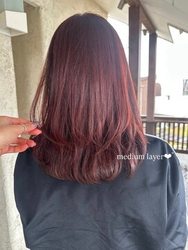 ワンダービューティーサノ(Wonder Beauty SANO) wine led×bleachなしcolor