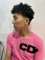 アンジェ(ange)&nbsp;スパイキーパーマ/テーパーフェード 加藤玲