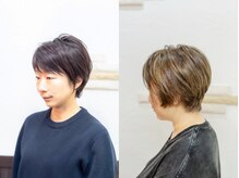 アズヘアー(A-Z Hair)の雰囲気（明るい白髪染めや白髪ぼかしハイライトで白髪をおしゃれに♪）
