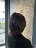 弱酸性縮毛矯正×ミディアムレイヤー