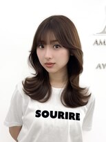 アマトウキョウスマートサロン(AMA TOKYO×Smart Salon)&nbsp;くびれミディ/トレンド韓国ヘア/くびれ巻き/レイヤーカット