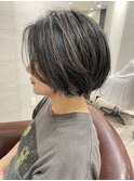 【久留米】 暗めカラー/前髪カット/アンブレラカラー