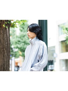 【メンズカット\4400眉毛カット込】爽やかビジネスstyle!ナチュラルパーマ～新定番のフェザーパーマも◎