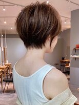 ビューブルー 亀戸錦糸町(VIEW BLUE)&nbsp;黒髪オリーブグレー小顔大人ショートボブ明るい白髪染め