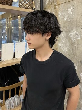 エレン(E L E N) シャドウパーマ/メンズパーマ／ウルフパーマ