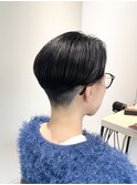 ハンサムショート/刈り上げショート/センターパート
