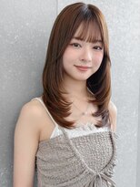 ロンドクレール 川崎(Lond clair) 韓国顔周り/ハイレイヤー/ミディアムレイヤーカット/川崎40