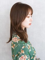 エスドットブルーム 梅田店(S.BROOM)&nbsp;【S.BROOM　梅田】韓国風くびれミディアムレイヤースタイル