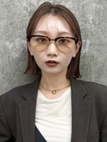 ガーデン 渋谷(GARDEN)&nbsp;ボブ　切りっぱなし　シースルーバング　暗髪