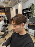 MEN’S/リバースセンターパート/ニュアンスパーマ/船橋