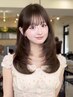 美髪レイヤーカット+前髪ストレート 14300円→12500円