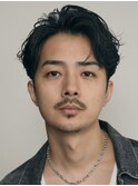 アクティブショートルーズショートルーズパーマツイスパ刈り上げ