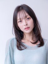 ケアリー 大泉学園(Carelly)&nbsp;デザインカラー/レイヤーカット/ウェットヘア/オリーブベージュ