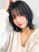ウィールール 栄町店(WE RULE)&nbsp;レイヤーショートボブ小顔外ハネスタイルグレージュ