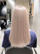 エノア 青山(ENORE) ホワイトミルクティーベージュ ケアブリーチ透明感ハイトーン